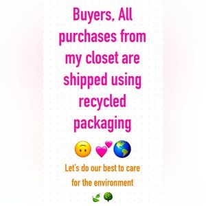All Purchases Shipped in Recyclable Packaging !!!
